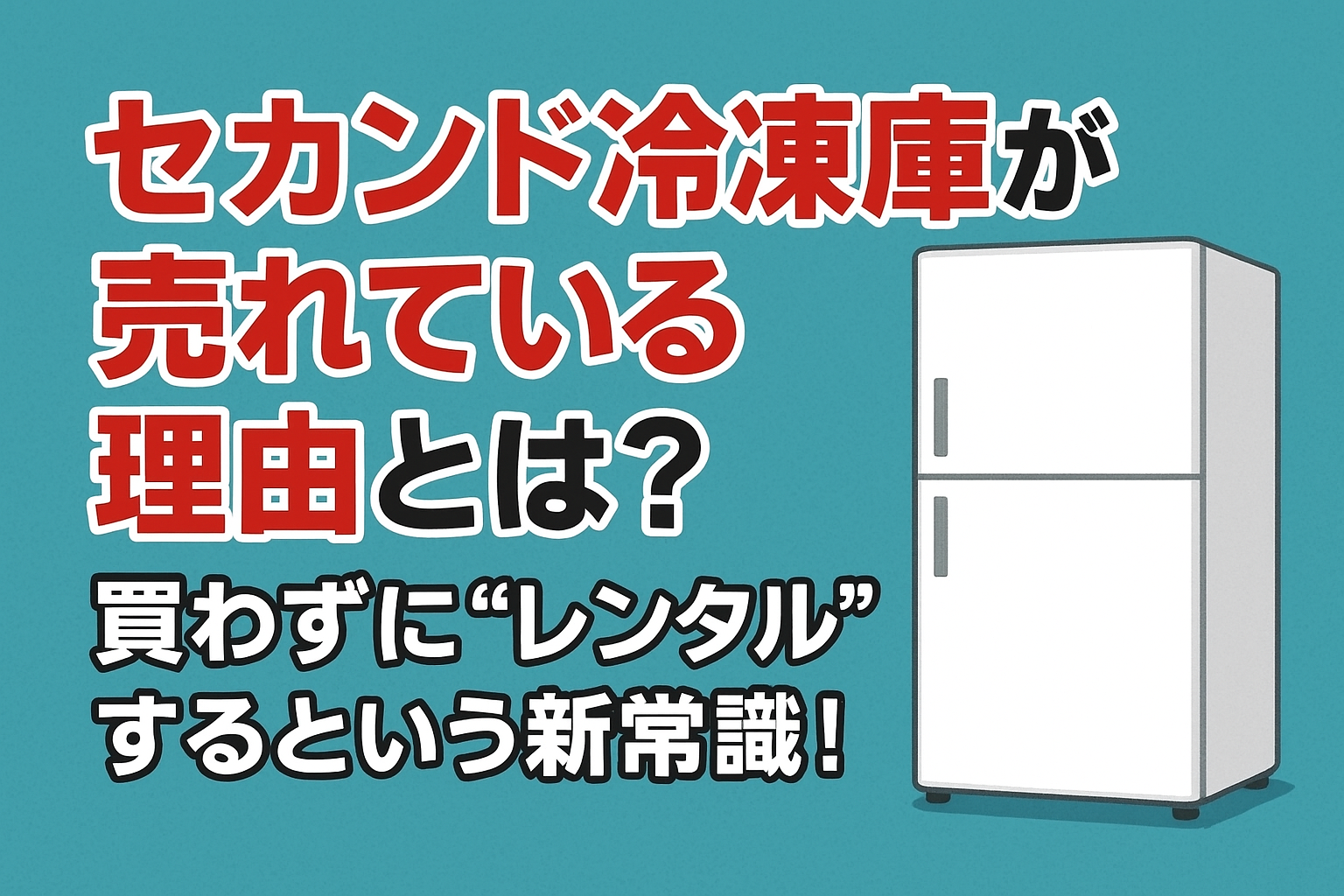 セカンド冷凍庫が売れている理由とは？買わずに“レンタル”するという新 
