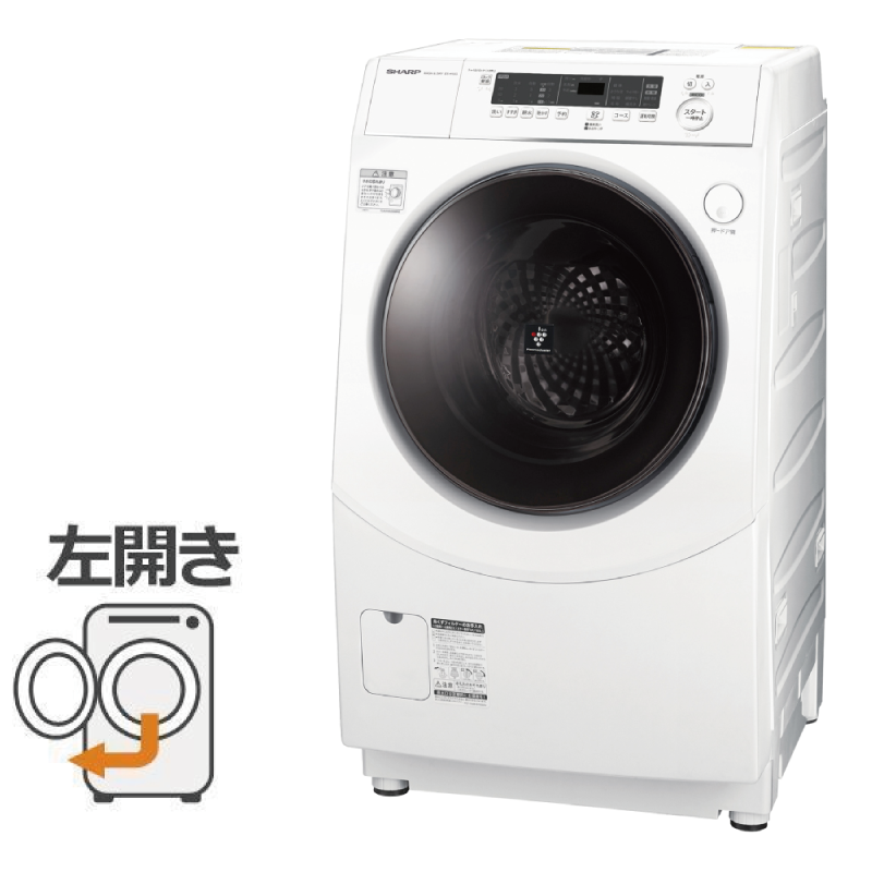 ドラム式洗濯乾燥機(10kg) 左開き